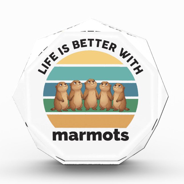 Life is better with marmots fotoblock (Vorderseite)