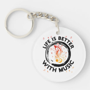 Life is Better With Music Notes Musicien Musique L