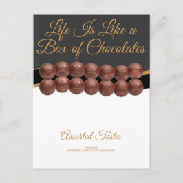 Life Is Like a Box of Chocolates Postkarte