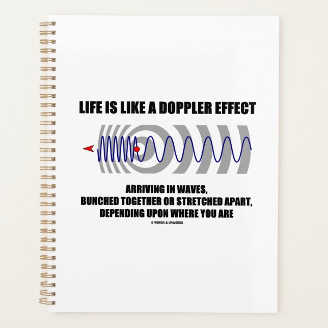 Life Is Like A Doppler Effect Waves Physics Humour (Devant)