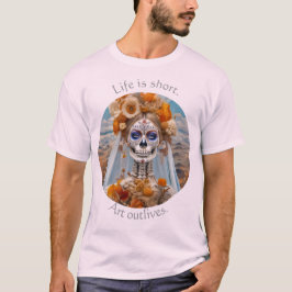 Life is short Art outlives 01 T-Shirt