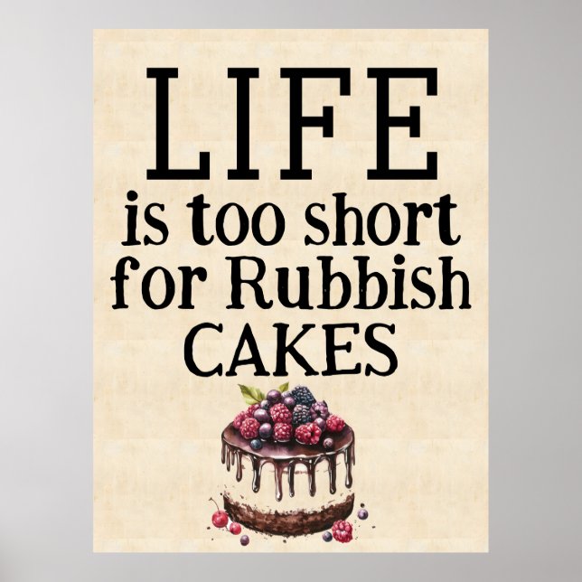 LIFE Is Too Short Poster (Vorne)