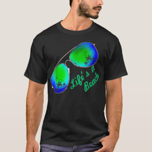 LIFE IST EIN BEACH Life's ein Beach-Tee Summer Sun T-Shirt
