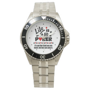 LIFE LIKE POKER montres personnalisées