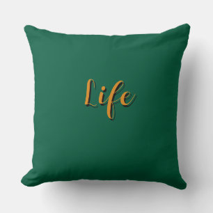 Life Logo Dk Grün     Kissen