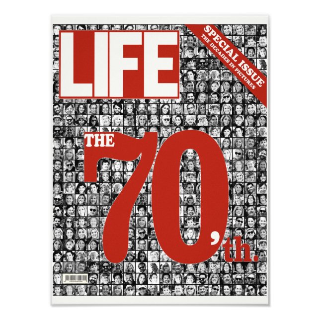 Life Magazine Custom Foto Collage (Vorne)