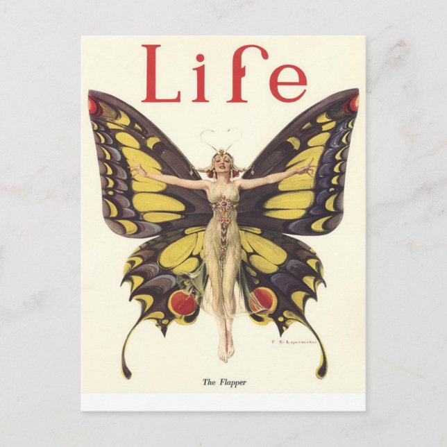 Life Magazine Postkarte (Vorderseite)