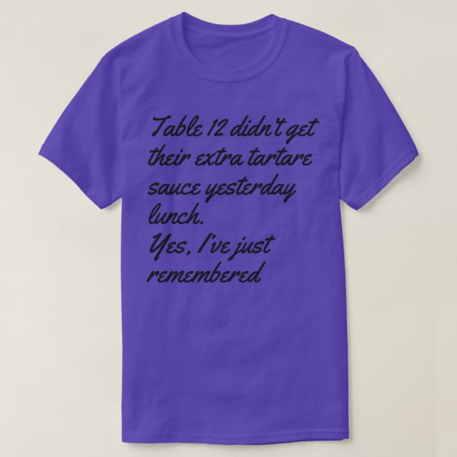 Life of a Waitress Restaurant Server T-Shirt (Design vorne)