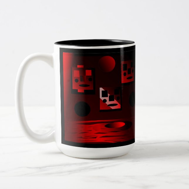 Life on Mars Mug Zweifarbige Tasse (Links)