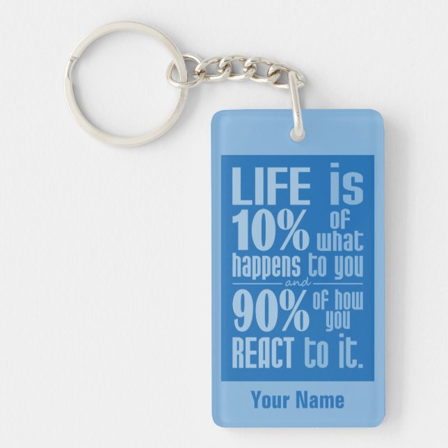 LIFE-QUOTE-Schlüsselkette Schlüsselanhänger (Vorderseite)