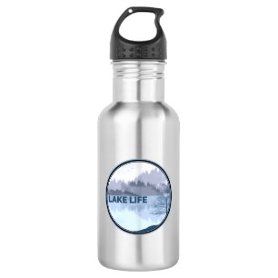 Life-Reflektion Edelstahlflasche