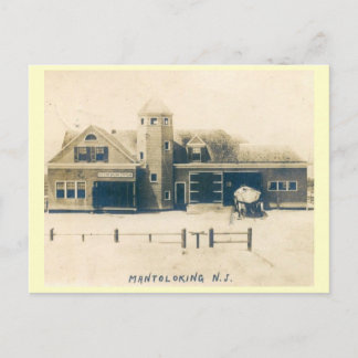 Life Rett Station, Mantoloking, NJ Vintag Postkarte