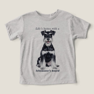 Life’s Better with a Schnauzer Beard – Kids’ Dog