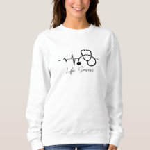 Life Savers Medical Heartbeat Stethoscope T-Shirt