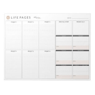 LIFE-SEITEN-Planner von Between Carpools Notizblock