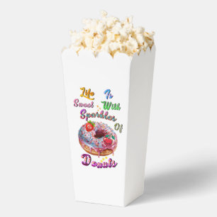 Life Snacks Ist Süß Mit Funkeln Von Donuts Geschenkschachtel