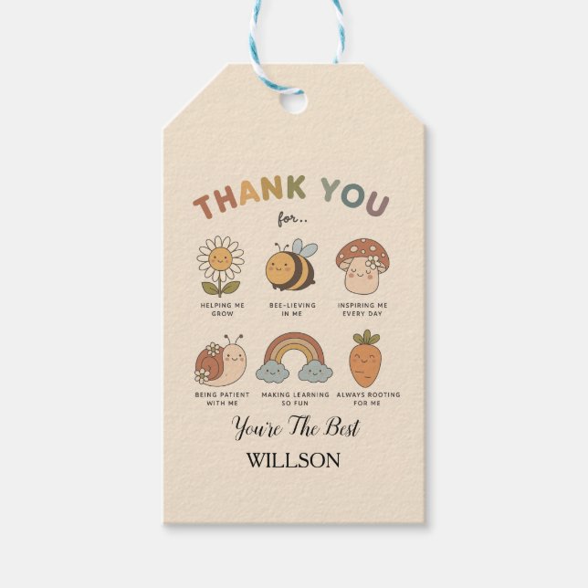  life with this Printable Teacher Appreciation  Geschenkanhänger (Vorderseite)