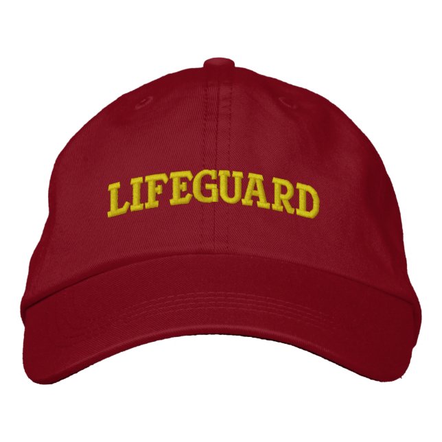 LIFEGUARD BESTICKTE BASEBALLKAPPE (Vorderseite)