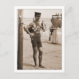 Lifeguard Brighton Beach 1905 Postkarte