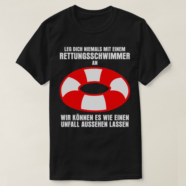 Lifeguard Joke Lifebuoy Classic TShirt (Design vorne)