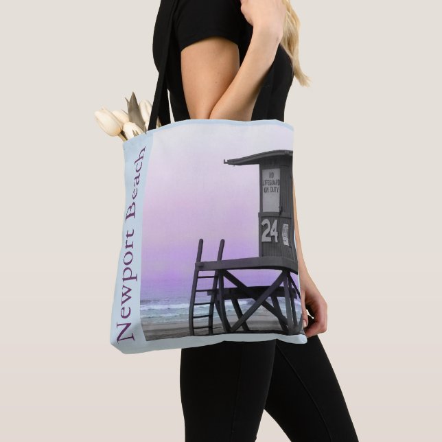 Lifeguard Tower Newport Beach Tasche (Von Nahem)