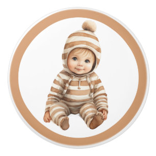 Lifelike Baby Keramik Knob - Unisex Kinderzimmer D Keramikknauf