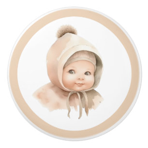 Lifelike Baby Keramik Knob - Unisex Kinderzimmer D Keramikknauf