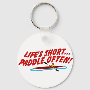 Lifes Paddel OftenShort Schlüsselanhänger