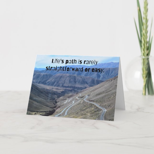 Life's path. karte (Vorderseite)