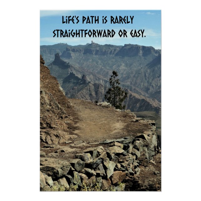 Life's path. Poster (Vorderseite)