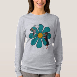 Life's Ruff, Hug a Pup Cute Flower Dachshund T-Shirt