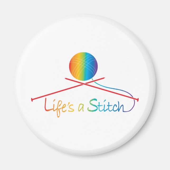 Lifes Stitch Magnet (Vorne)