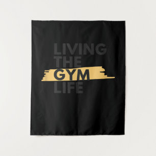 Lifestyle Apparel Living Gym Life Wandteppich