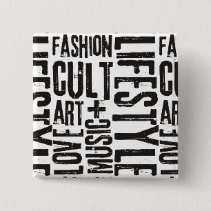 LIFESTYLE FASHION CULT - schwarz Button