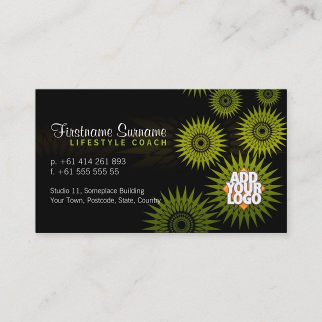 Lifestyle Star Network Business Card Visitenkarte (Vorderseite)