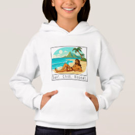 Lifestyle: Surf. Chill. Repeat. Hoodie