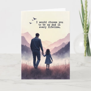 Lifetime Bond Vatertag Art Card Karte