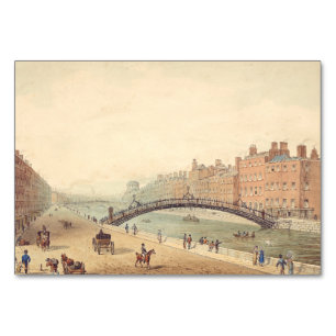 Liffey Bridge in Dublin von Samuel Frederick Broca Tischnummer