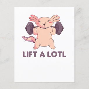 Lift ein kleines Axolotl-Wortspiel für Fitness Spo
