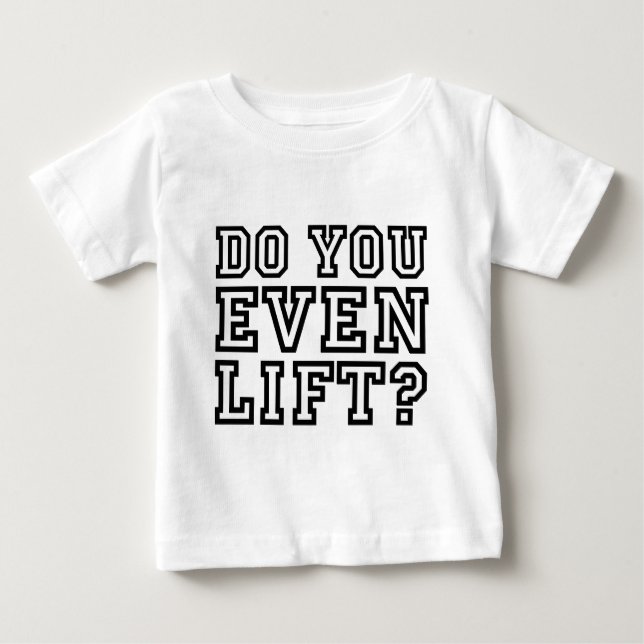 Lift ihr sogar? baby t-shirt (Vorderseite)