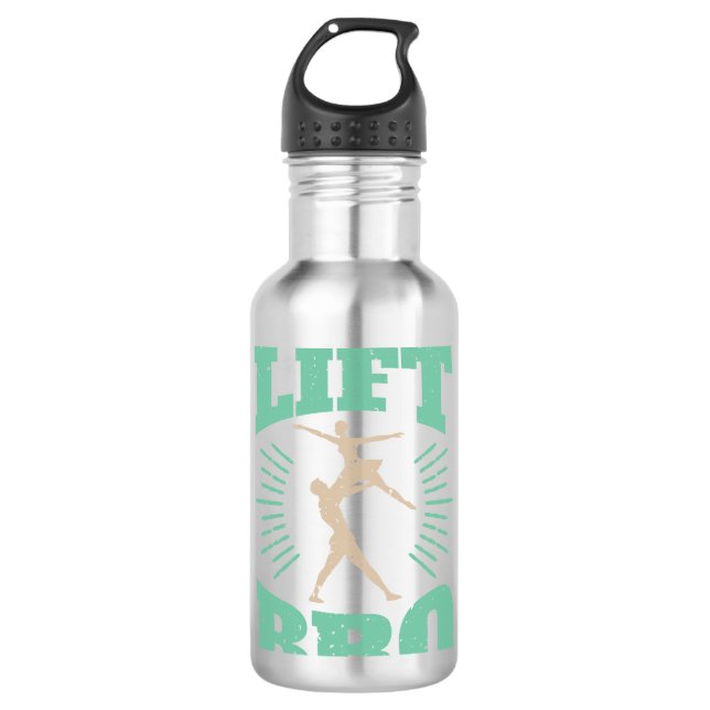 Lift ihr sogar Ballet Tänzer? Edelstahlflasche (Vorderseite)