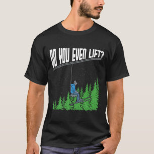 Lift ihr sogar den sonnigen Sessellift Ski Snowbo T-Shirt