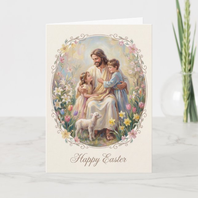Lift Up Your Eyes Easter Card Karte (Vorderseite)