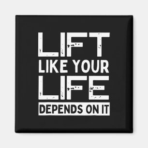 Lift wie Ihr Leben hängt davon ab, ob Gymnastik Magnet