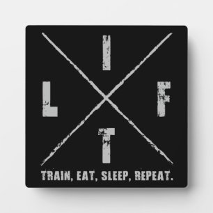 LIFT - Zug, essen, schlafen, wiederholen Fotoplatte