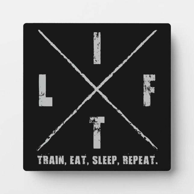 LIFT - Zug, essen, schlafen, wiederholen Fotoplatte (Vorderseite)