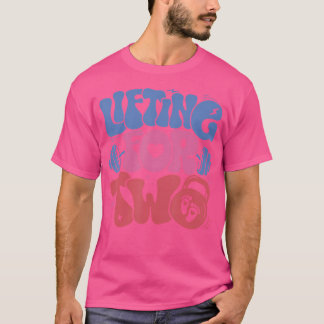 Lifting für zwei schwangere Gymnastik Fitness Work T-Shirt