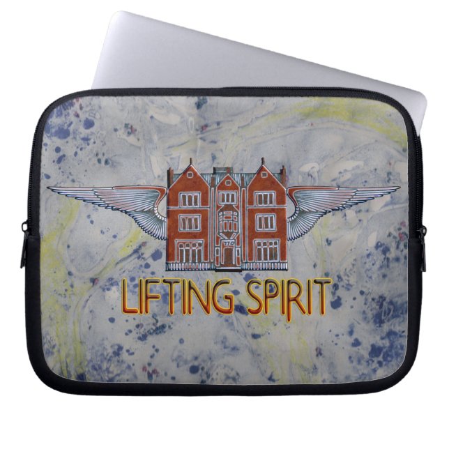 Lifting-Geist Laptopschutzhülle (Vorderseite)