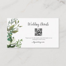 LIFY Botanical Eucalyptus Blätter QR Code Wedding