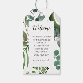 LIFY Botanical Eukalyptus Blätter Wedding Geschenkanhänger